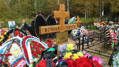 могила родственника умершего