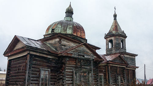 разрушенная церковь
