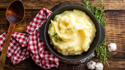 кушать картофельное пюре