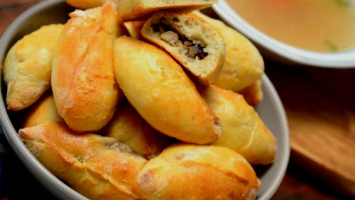 пироги с грибами