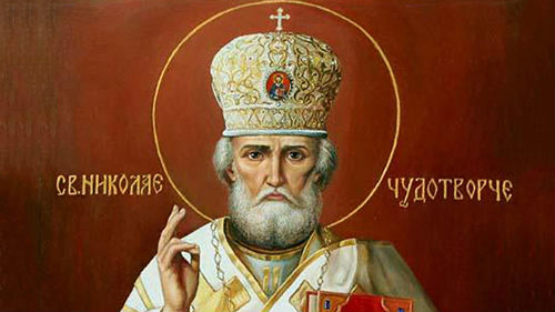 икона Николая Чудотворца во сне