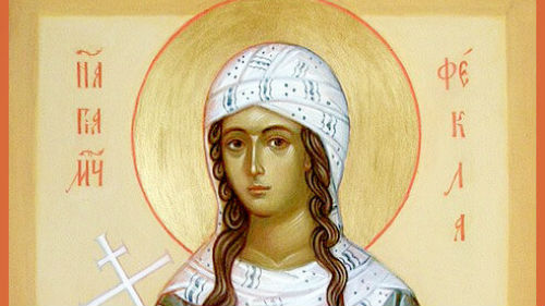 икона святой мученицы феклы